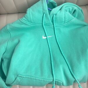 Teal Nike hoodie